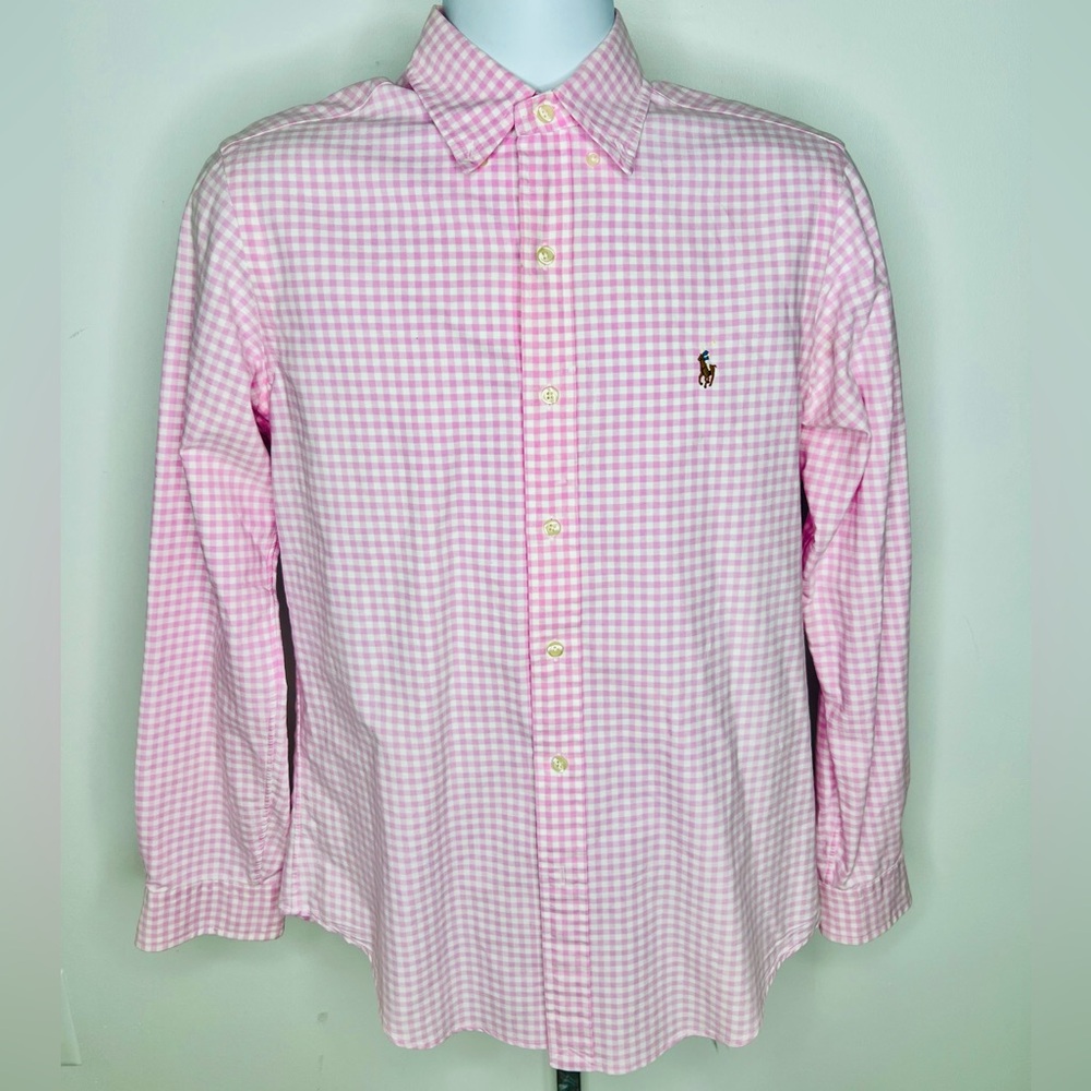 Ralph Lauren Pink Gingham Men's Shirt